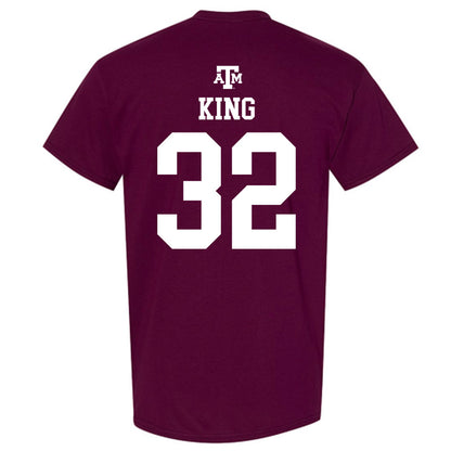 Texas A&M - NCAA Football : Taiyion King - Maroon Out 2026 T-Shirt-1