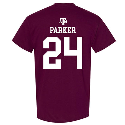 Texas A&M - NCAA Women's Basketball : Emerald Parker - Maroon Out 2026 T-Shirt-1