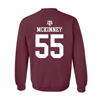 Texas A&M - NCAA Football : Hunter McKinney - Maroon Out 2026 Crewneck Sweatshirt-1
