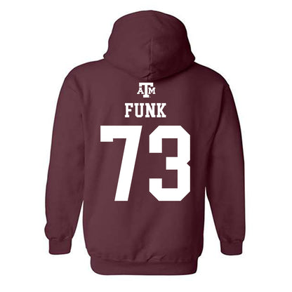 Texas A&M - NCAA Football : Ashton Funk - Maroon Out 2026 Hooded Sweatshirt-1
