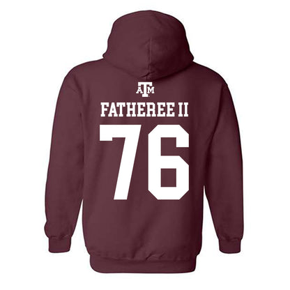 Texas A&M - NCAA Football : Reuben Fatheree II - Maroon Out 2026 Hooded Sweatshirt-1