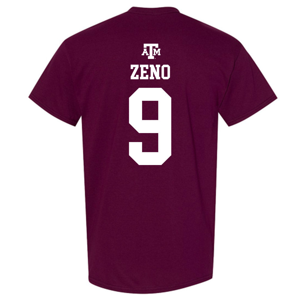 Texas A&M - NCAA Football : Jacob Zeno - Maroon Out 2026 T-Shirt-1