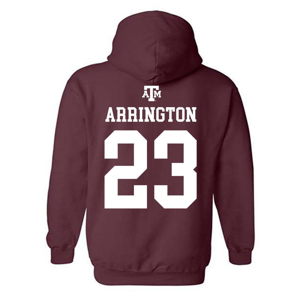 Texas A&M - NCAA Football : Brandon Arrington - Maroon Out 2026 Hooded Sweatshirt-1