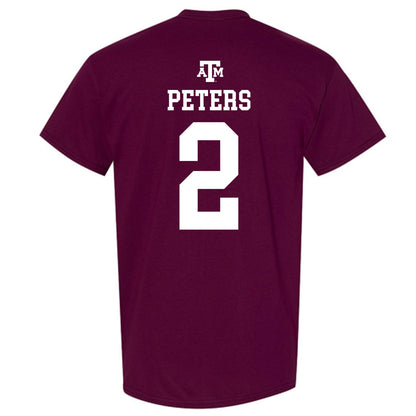 Texas A&M - NCAA Softball : Sidne Peters - Maroon Out 2026 T-Shirt-1