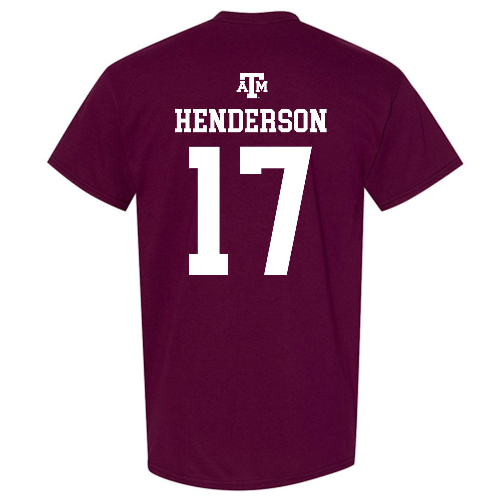 Texas A&M - NCAA Football : Ryan Henderson - Maroon Out 2026 T-Shirt-1