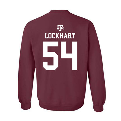 Texas A&M - NCAA Football : Jordan Lockhart - Maroon Out 2026 Crewneck Sweatshirt-1