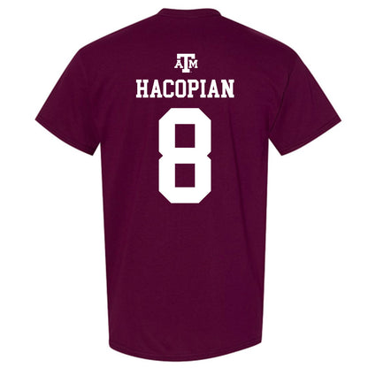 Texas A&M - NCAA Baseball : Christopher Hacopian - Maroon Out 2026 T-Shirt-1