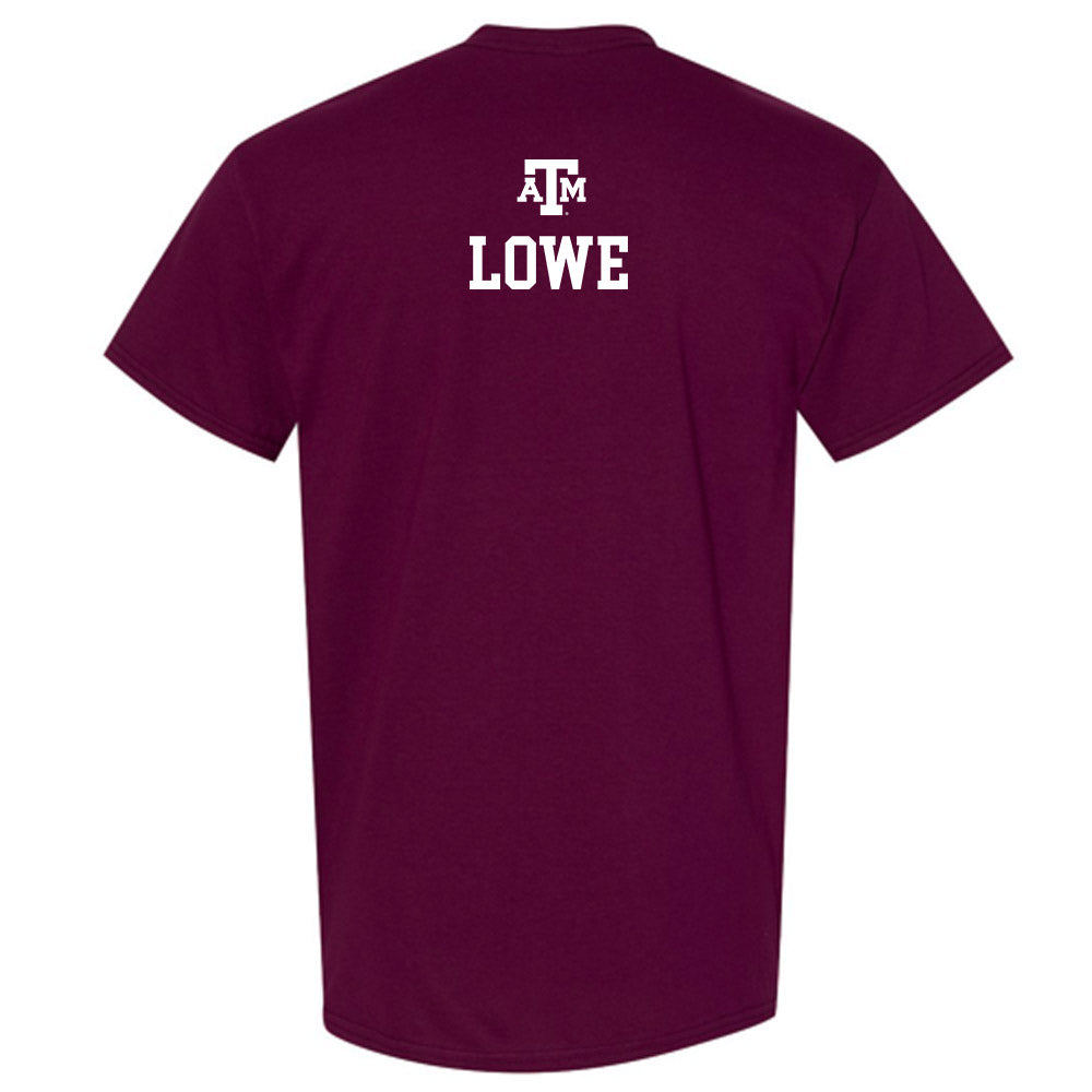 Texas A&M - NCAA Women's Track & Field : Tyler Lowe - Maroon Out 2026 T-Shirt-1