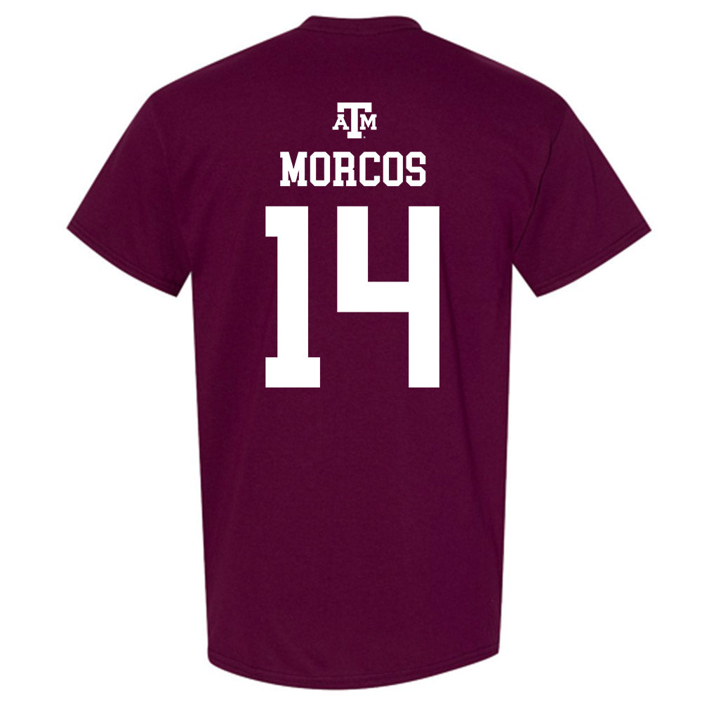 Texas A&M - NCAA Football : Eli Morcos - Maroon Out 2026 T-Shirt-1