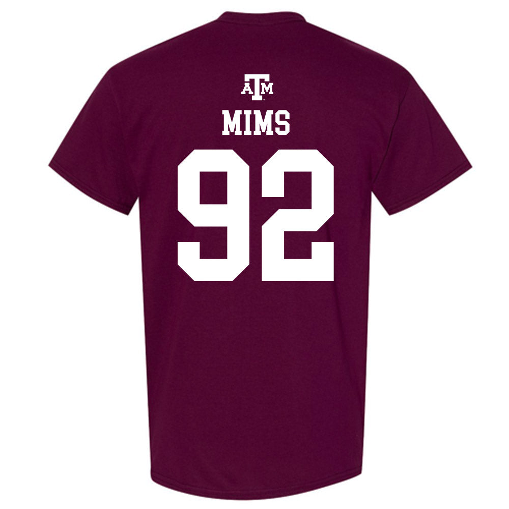 Texas A&M - NCAA Football : CJ Mims - Maroon Out 2026 T-Shirt-1
