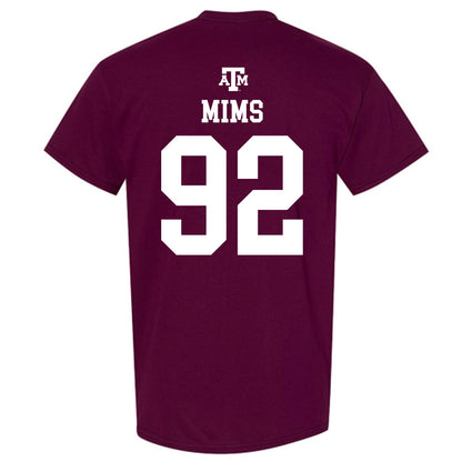 Texas A&M - NCAA Football : CJ Mims - Maroon Out 2026 T-Shirt-1
