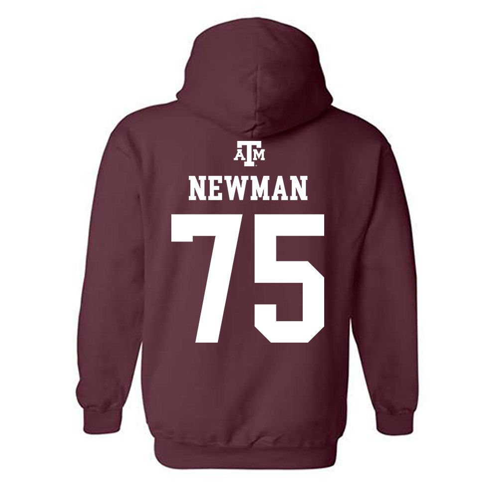Texas A&M - NCAA Football : Jonte Newman - Maroon Out 2026 Hooded Sweatshirt-1