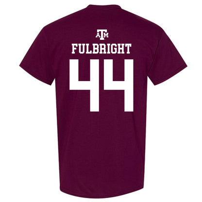 Texas A&M - NCAA Baseball : Cooper Fulbright - Maroon Out 2026 T-Shirt-1