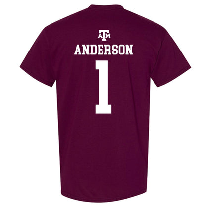 Texas A&M - NCAA Football : Bryce Anderson - Maroon Out 2026 T-Shirt-1
