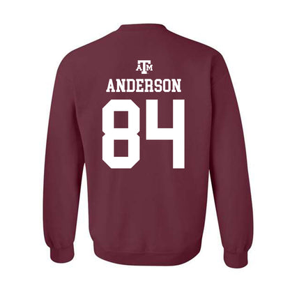 Texas A&M - NCAA Football : Richie Anderson - Maroon Out 2026 Crewneck Sweatshirt-1