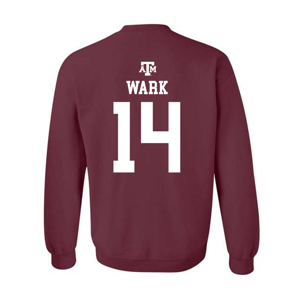 Texas A&M - NCAA Softball : Micaela Wark - Maroon Out 2026 Crewneck Sweatshirt-1