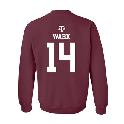 Texas A&M - NCAA Softball : Micaela Wark - Maroon Out 2026 Crewneck Sweatshirt-1