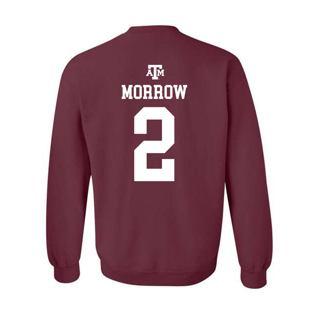 Texas A&M - NCAA Football : Jamarion Morrow - Maroon Out 2026 Crewneck Sweatshirt-1