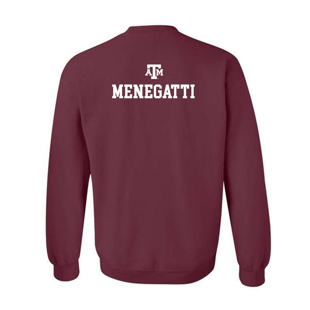 Texas A&M - NCAA Women's Track & Field : Bradie Menegatti - Maroon Out 2026 Crewneck Sweatshirt-1