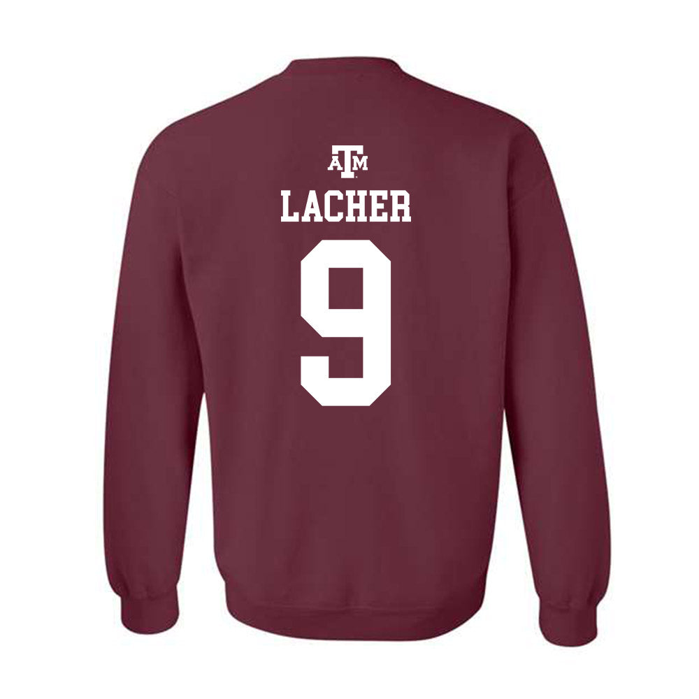 Texas A&M - NCAA Women's Soccer : Finley Lacher - Maroon Out 2026 Crewneck Sweatshirt-1