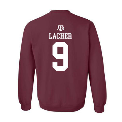 Texas A&M - NCAA Women's Soccer : Finley Lacher - Maroon Out 2026 Crewneck Sweatshirt-1