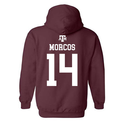 Texas A&M - NCAA Football : Eli Morcos - Maroon Out 2026 Hooded Sweatshirt-1