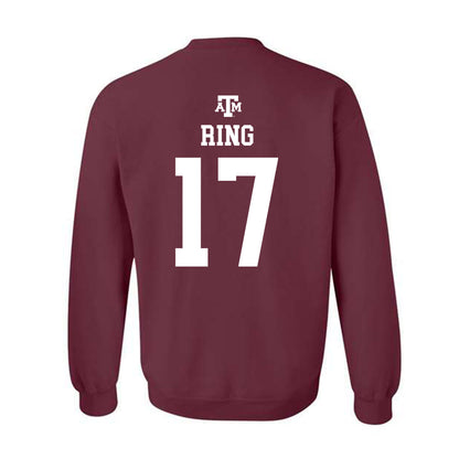 Texas A&M - NCAA Women's Volleyball : Natalie Ring - Maroon Out 2026 Crewneck Sweatshirt-1