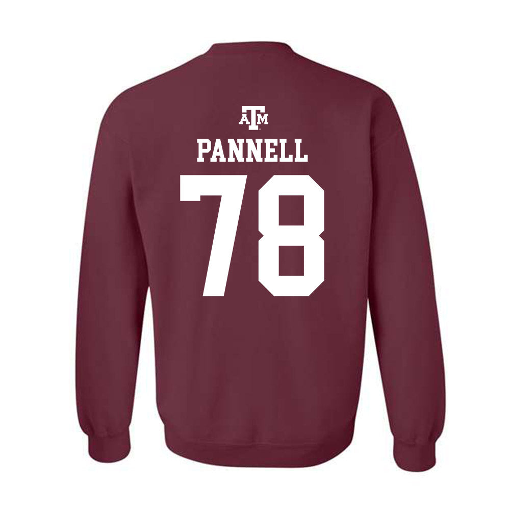 Texas A&M - NCAA Softball : Taylor Pannell - Maroon Out 2026 Crewneck Sweatshirt-1