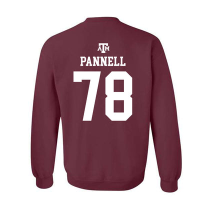 Texas A&M - NCAA Softball : Taylor Pannell - Maroon Out 2026 Crewneck Sweatshirt-1