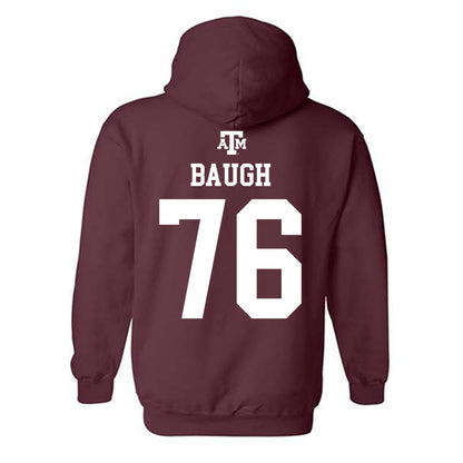 Texas A&M - NCAA Football : Trovon Baugh - Maroon Out 2026 Hooded Sweatshirt-1