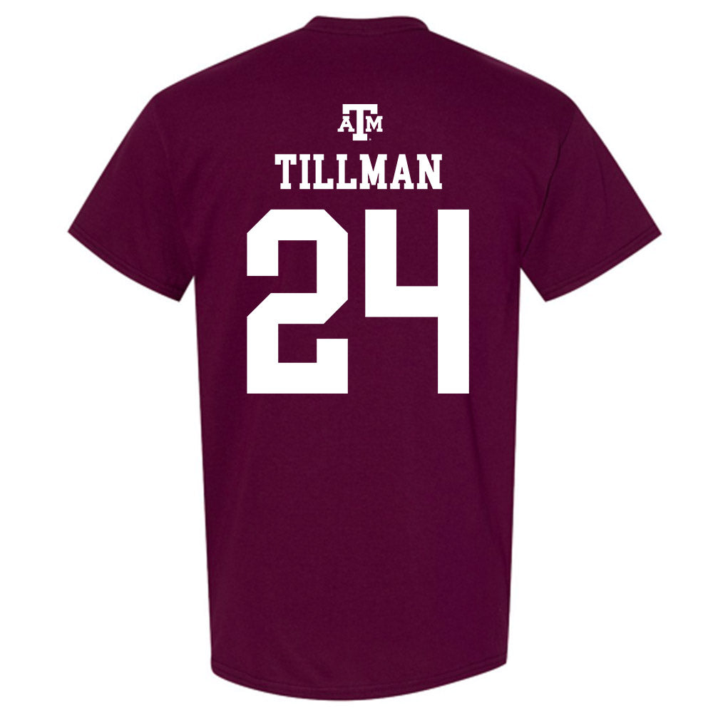Texas A&M - NCAA Football : Ramarian Tillman - Maroon Out 2026 T-Shirt-1