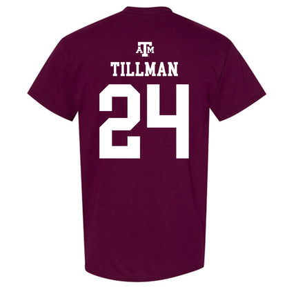 Texas A&M - NCAA Football : Ramarian Tillman - Maroon Out 2026 T-Shirt-1