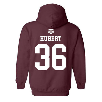 Texas A&M - NCAA Baseball : Cole Hubert - Maroon Out 2026 Hooded Sweatshirt-1