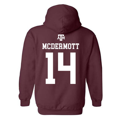 Texas A&M - NCAA Men's Basketball : Chris Mcdermott - Maroon Out 2026 Hooded Sweatshirt-1