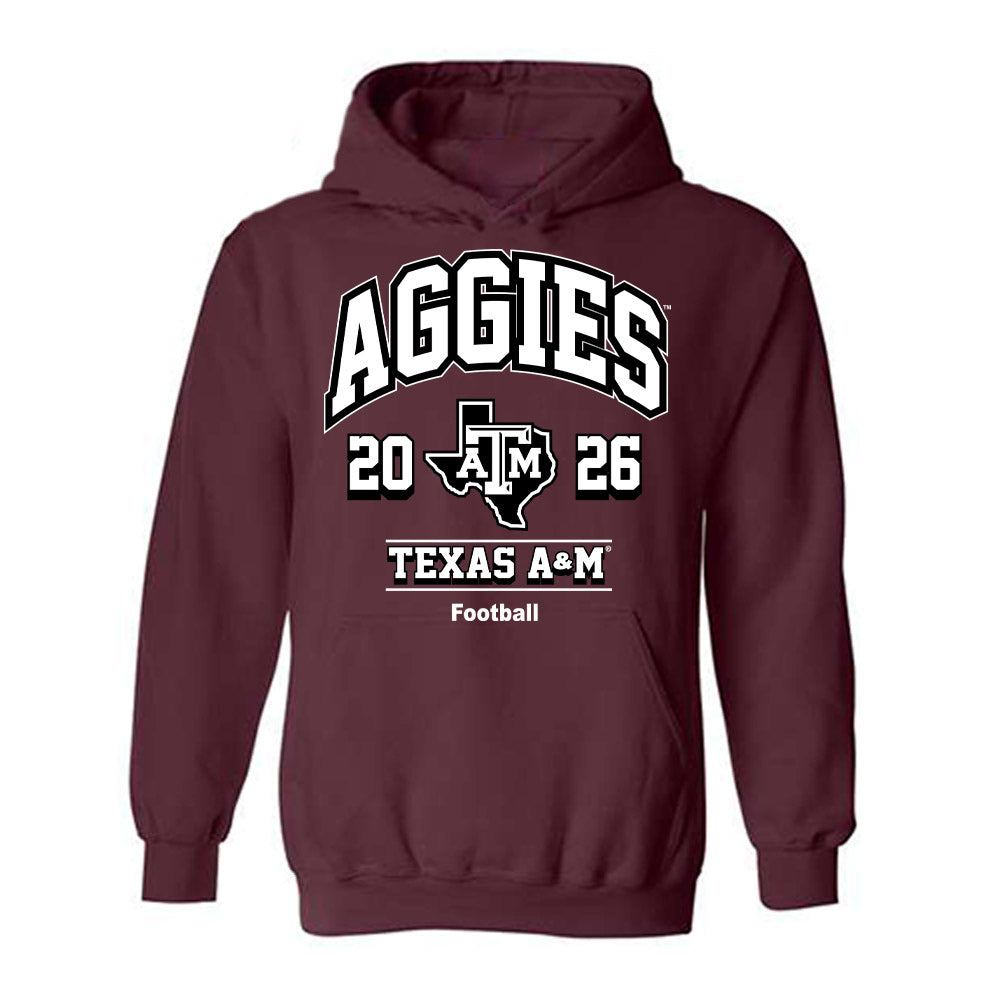 Texas A&M - NCAA Football : Anto Saka - Maroon Out 2026 Hooded Sweatshirt-0
