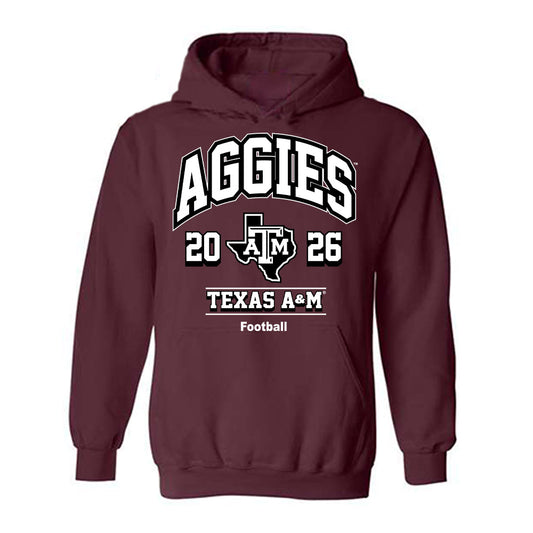 Texas A&M - NCAA Football : Tj Smith - Maroon Out 2026 Hooded Sweatshirt-0