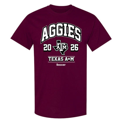 Texas A&M - NCAA Women's Soccer : Trinity Buchanan - Maroon Out 2026 T-Shirt-0