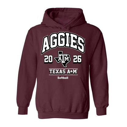 Texas A&M - NCAA Softball : Gracyn Coleman - Maroon Out 2026 Hooded Sweatshirt-0