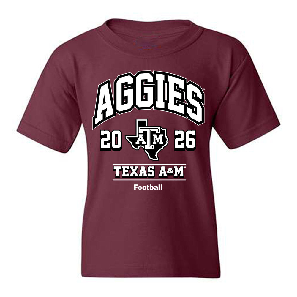 Texas A&M - NCAA Football : Bryce Perry-Wright - Maroon Out 2026 Youth T-Shirt-0