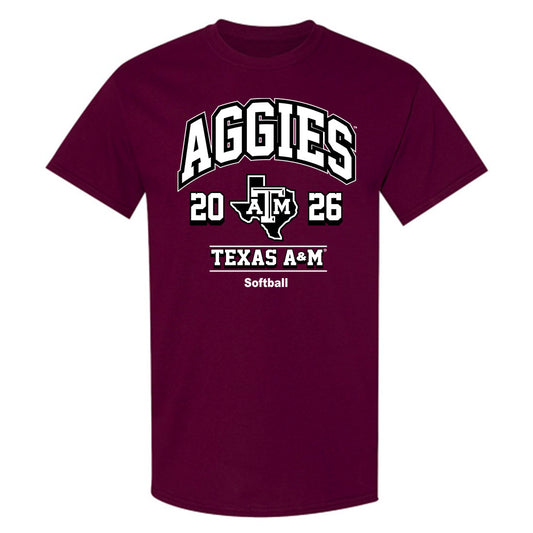 Texas A&M - NCAA Softball : Aubrey Moore - Maroon Out 2026 T-Shirt-0