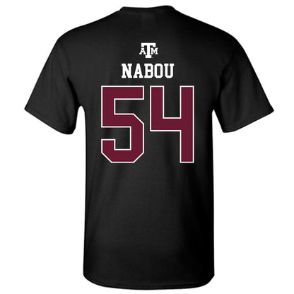 Texas A&M - NCAA Football : Mark Nabou - Black Out 2026 T-Shirt-1