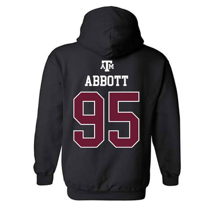 Texas A&M - NCAA Football : Alex Abbott - Black Out 2026 Hooded Sweatshirt-1