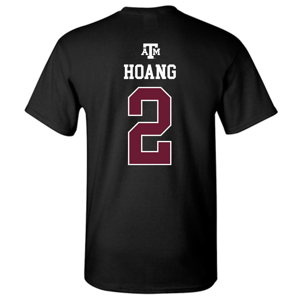 Texas A&M - NCAA Women's Soccer : Emma Hoang - Black Out 2026 T-Shirt-1
