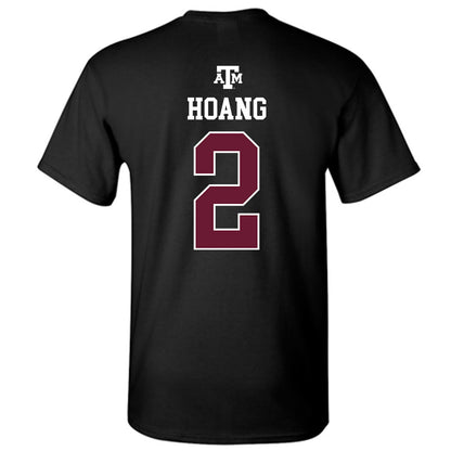 Texas A&M - NCAA Women's Soccer : Emma Hoang - Black Out 2026 T-Shirt-1