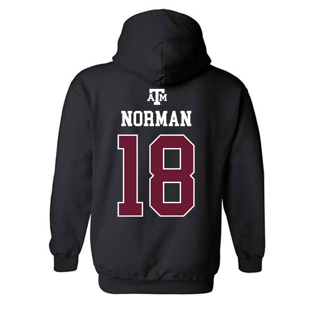 Texas A&M - NCAA Football : TK Norman - Black Out 2026 Hooded Sweatshirt-1