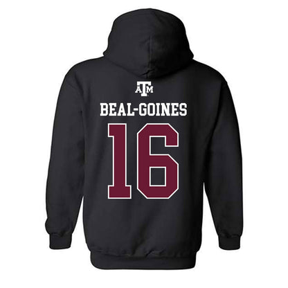 Texas A&M - NCAA Football : Jamar Beal-Goines - Black Out 2026 Hooded Sweatshirt-1
