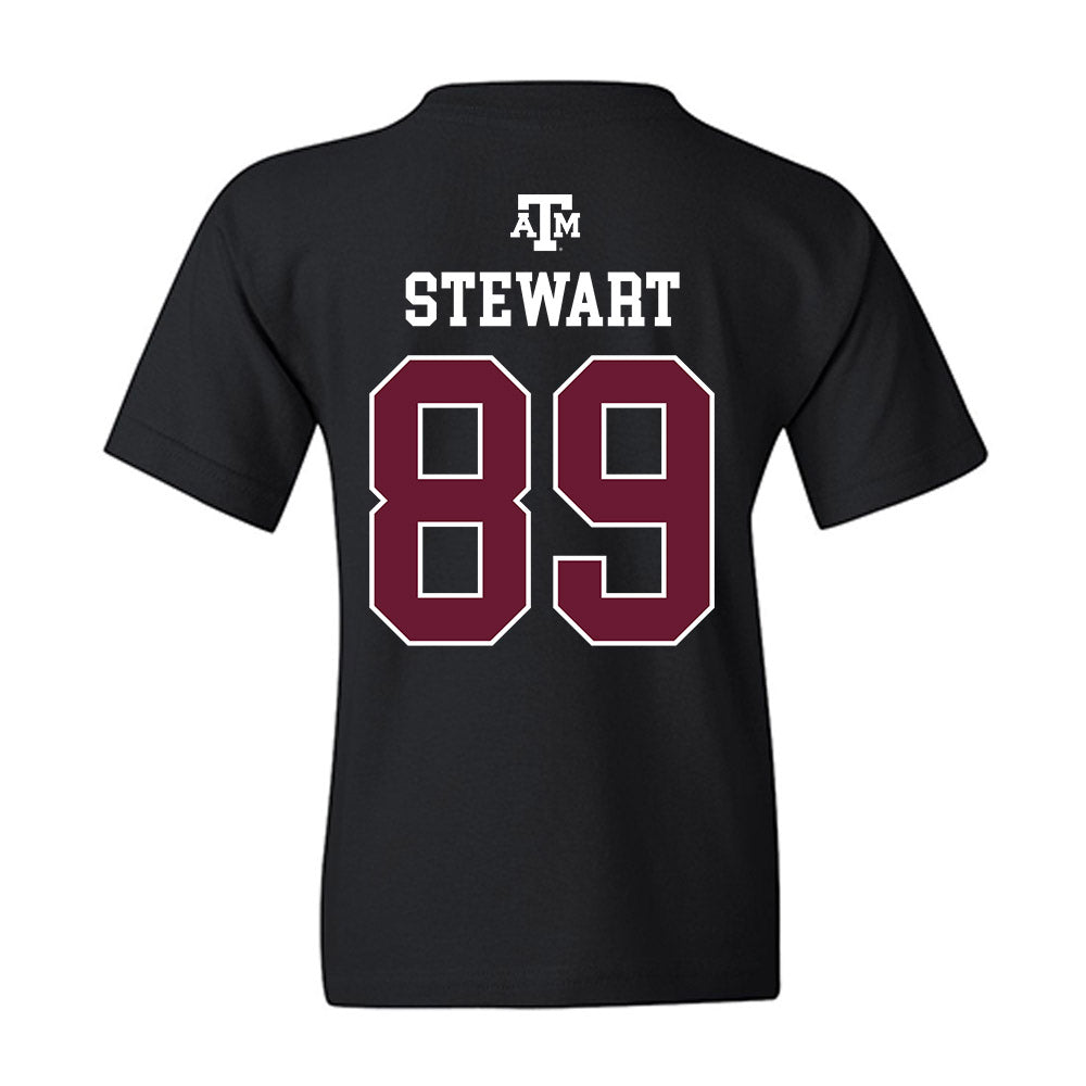 Texas A&M - NCAA Football : Kade Stewart - Black Out 2026 Youth T-Shirt-1