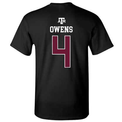 Texas A&M - NCAA Football : Rueben Owens - Black Out 2026 T-Shirt-1