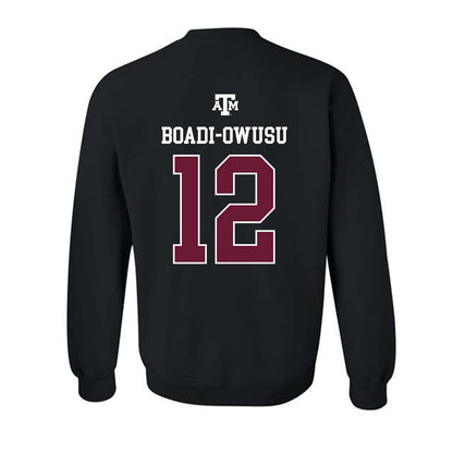 Texas A&M - NCAA Football : Nana Boadi-Owusu - Black Out 2026 Crewneck Sweatshirt-1