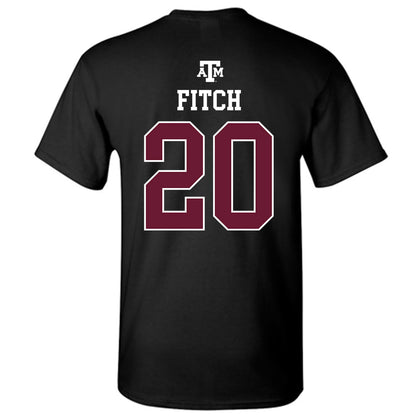 Texas A&M - NCAA Women's Volleyball : Megan Fitch - Black Out 2026 T-Shirt-1